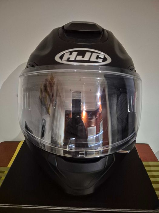 Kask motocyklowy HJC RPHA 91 czarny mat + interkom Cardo HD Spirit