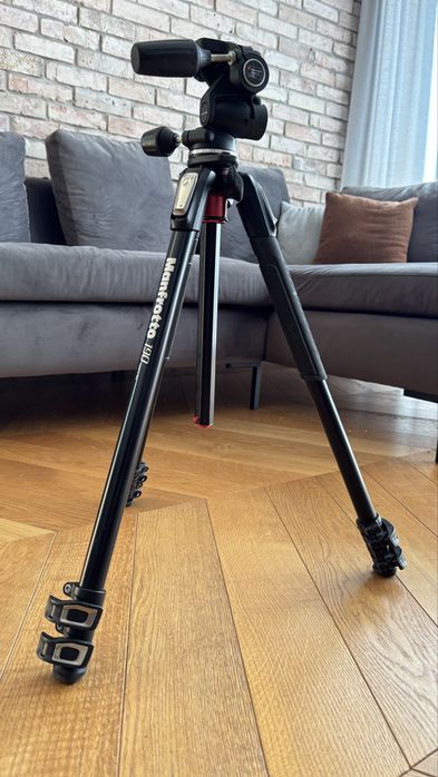 Statyw Manfrotto 190 + głowica 804RC2 – bardzo dobry stan