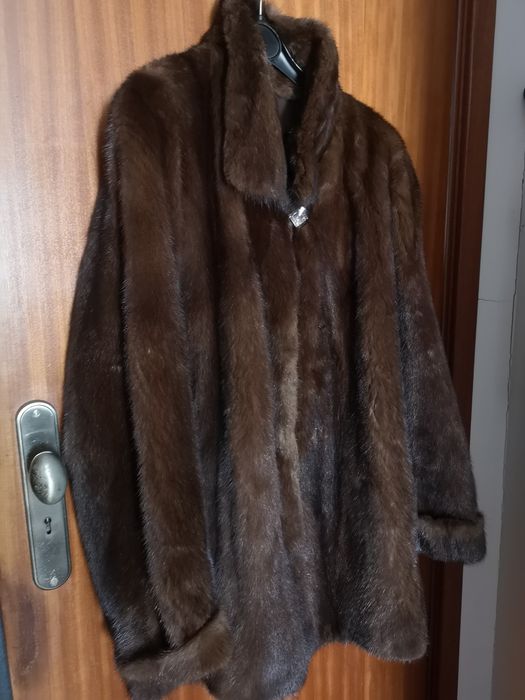 Casaco curto de vison. Kopenhagen.