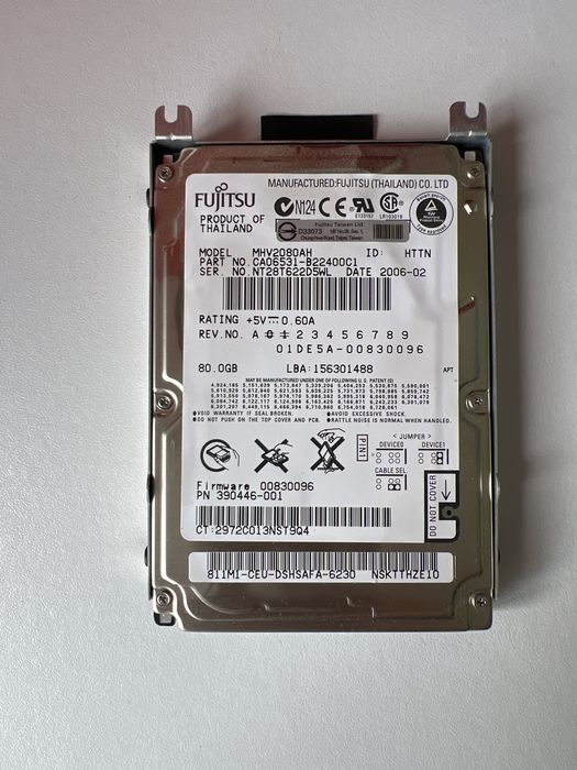 80 GB IDE PATA Hard Drive64730009708162120