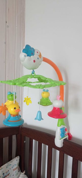 Музичний мобіль, карусель на ліжечко, іграшка музична