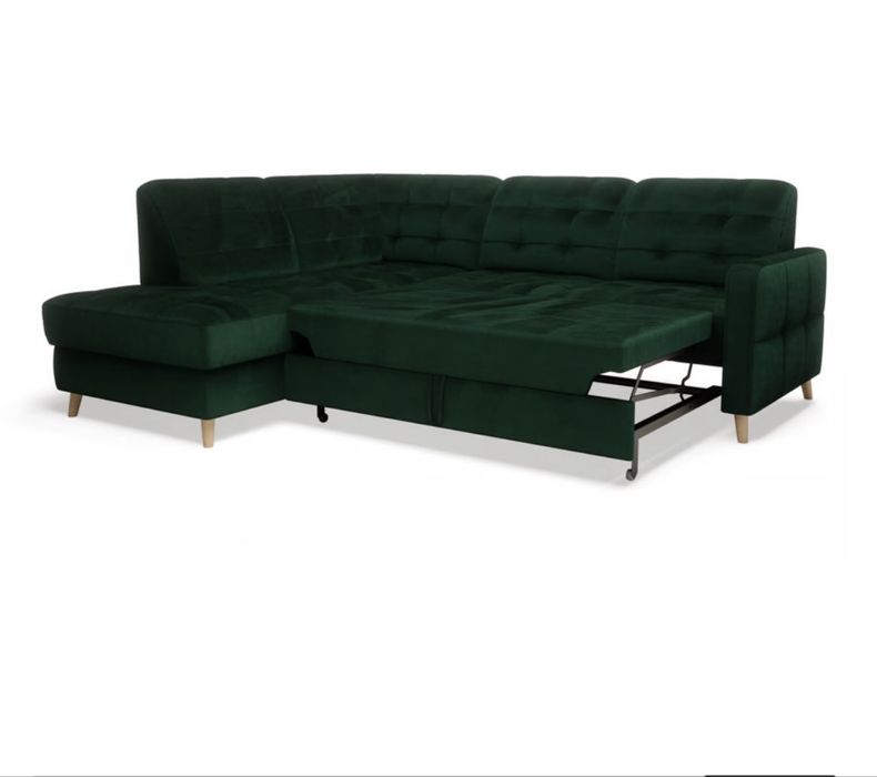 Narożnik Agata Meble-butelkowa zieleń