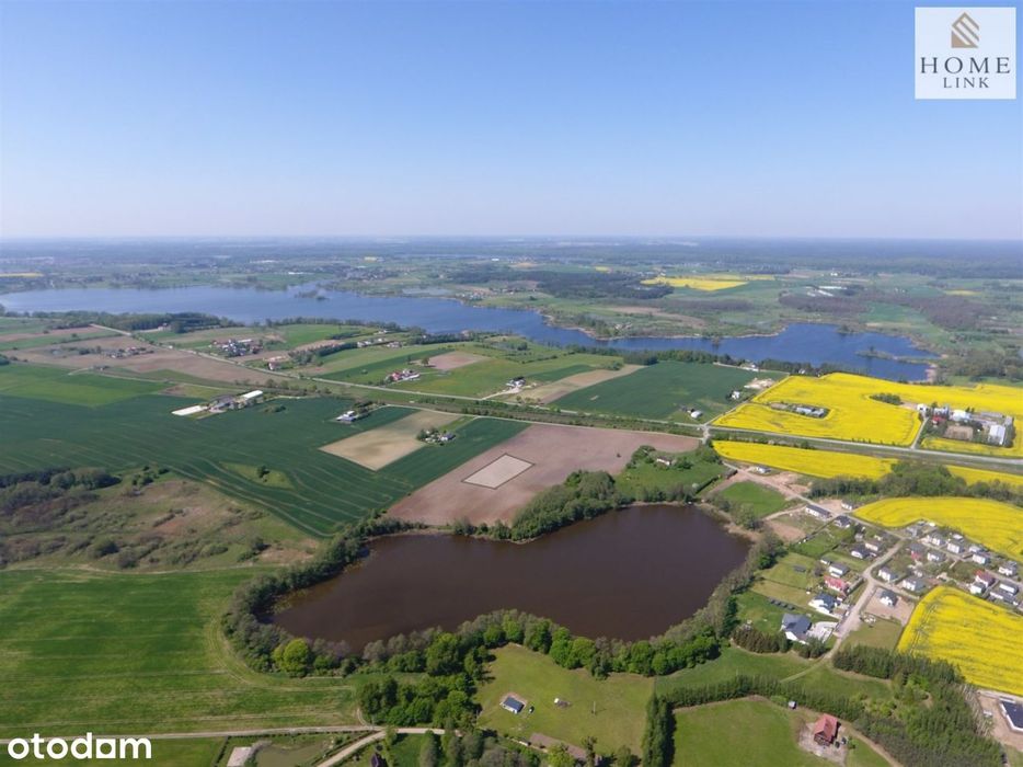 Działka z dostępem do jeziora, blisko Iławy.