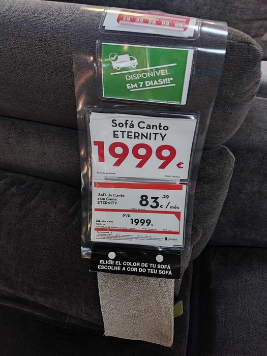 Sofá Eternity Conforama