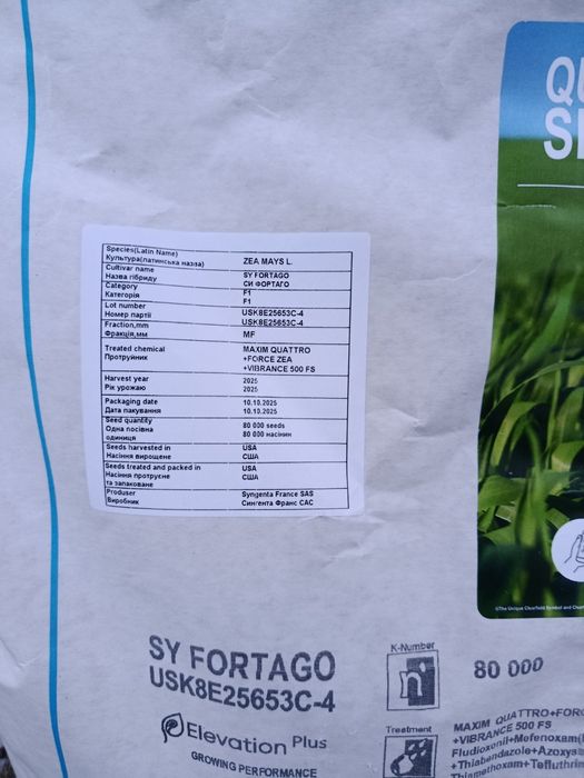 Продам насіння Кукурудзи Сінгента СІ Фортаго ФАО 260
