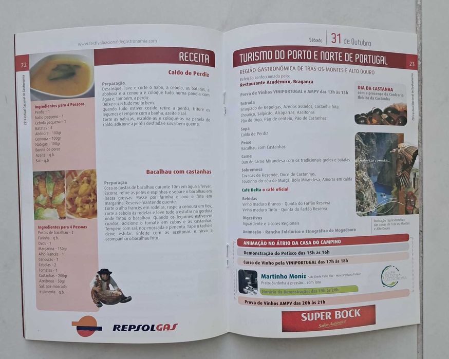 Livro Promocional do 29º Festival de Gastronomia de Santarém