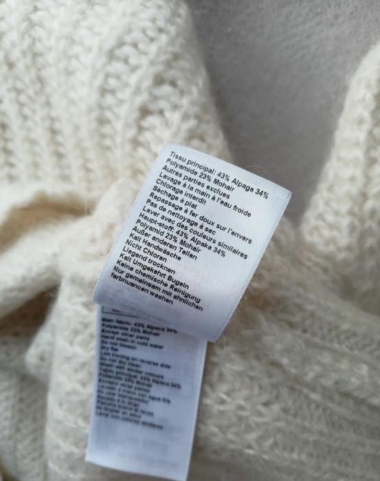 Sweter Ba&sh alpaka + moher z dodatkiem