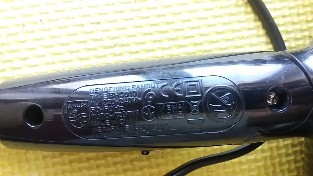 брендовий Фен Philips 1200W маленький компактно складається