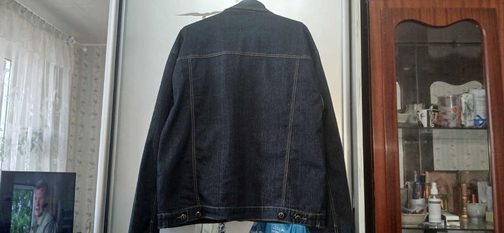 Котоновая черная куртка 350гр