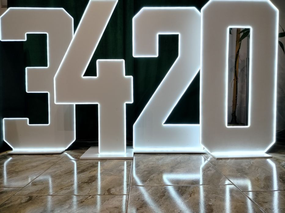 Cyfry LED.                 .