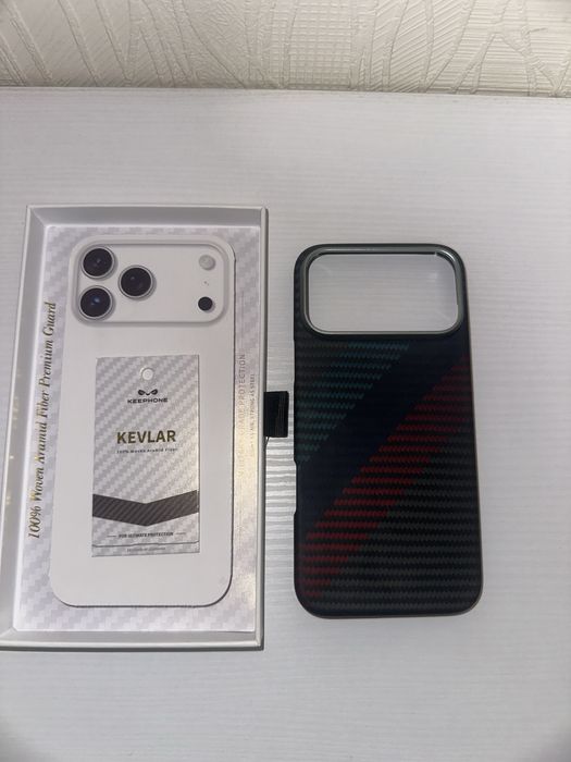 Чохол Keephone KEVLAR WOVEN MagSafe Case for 17 Pro Max 4-intermixed