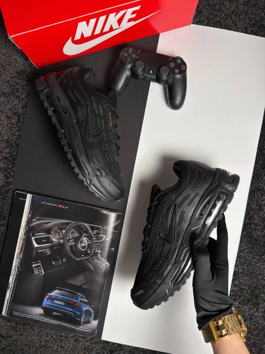 Чоловічі кросівки найк аір макс Nike Air Max TL 2.5 All Black [41-45]