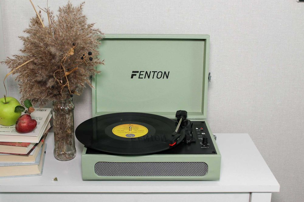 Вініловий програвач вінілу для всіх пластинок + платівка