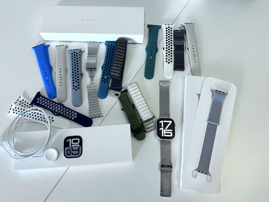 Apple Watch Series 10 46mm GPS Silver Aluminium + dużo pasków