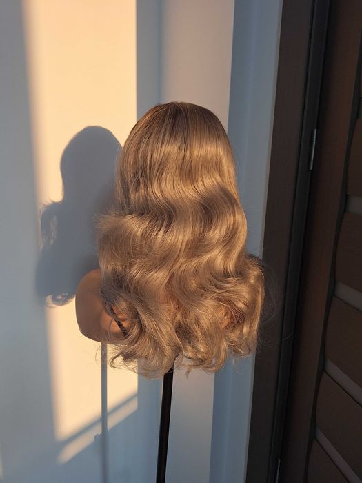 Peruka lace ombre blond platynowy