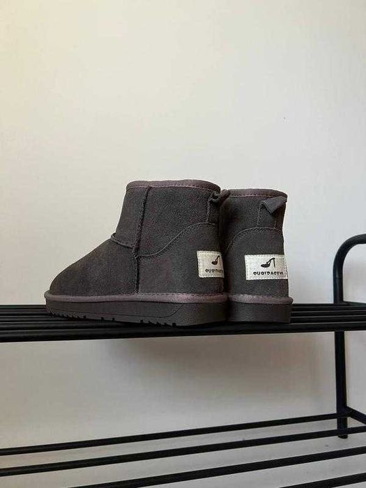 Зимові жіночі UGG уги замшові з хутром