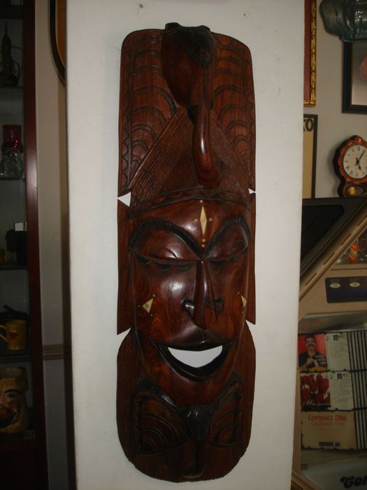 Rostos abstrato Esculpido em madeira Africana