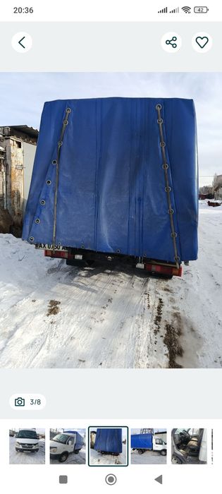 Продам тент на Газель в отличном состоянии