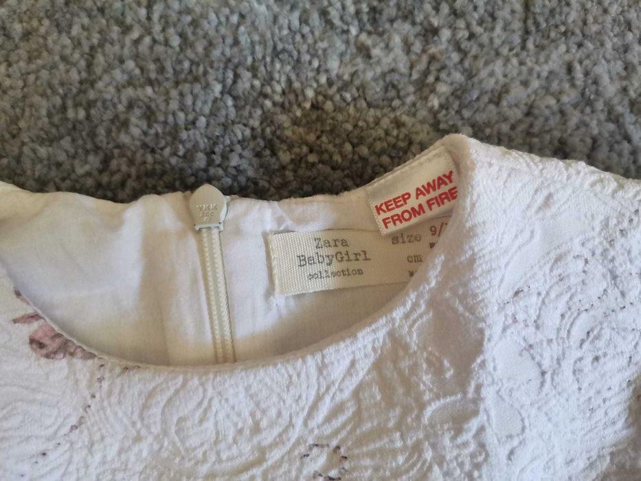 Vestido Zara 9-12 meses