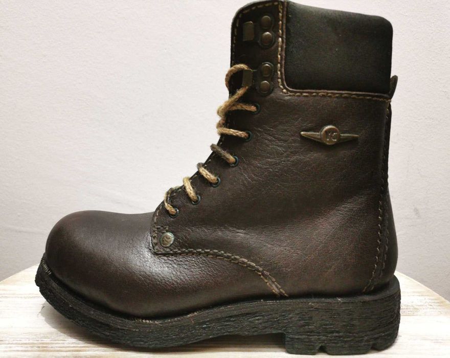 Nº36 Bota Yellow Cab Nova Pele Fivelas