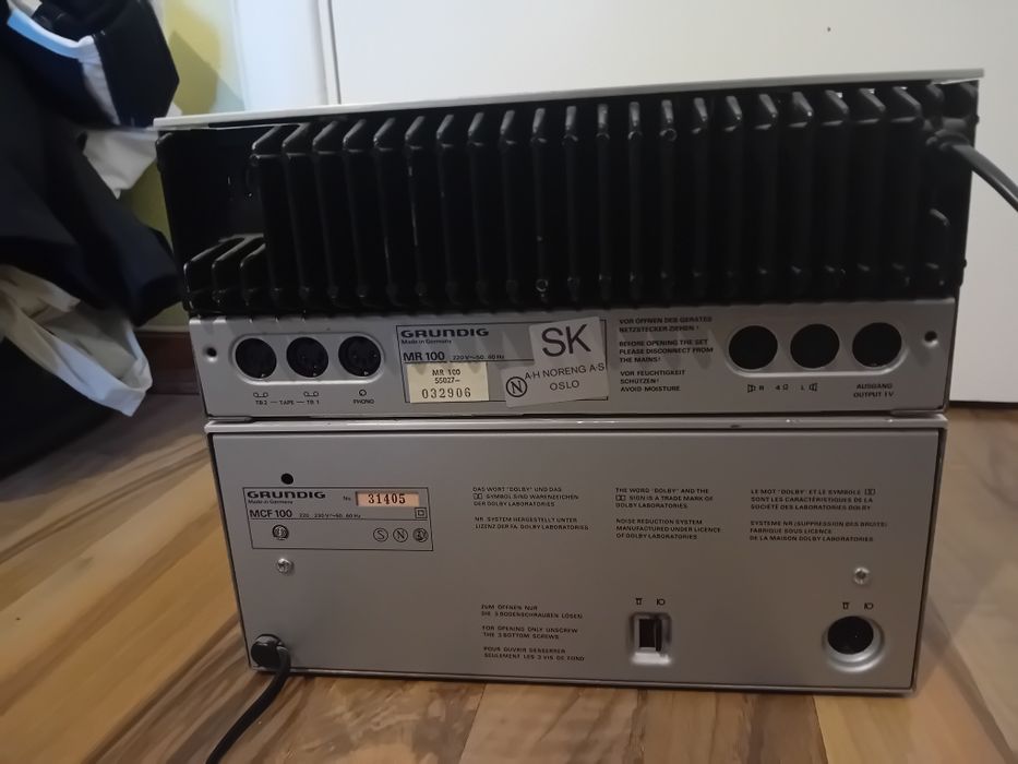 Sprzedam zestaw grundig amplituner mr100 i deck mcf100
