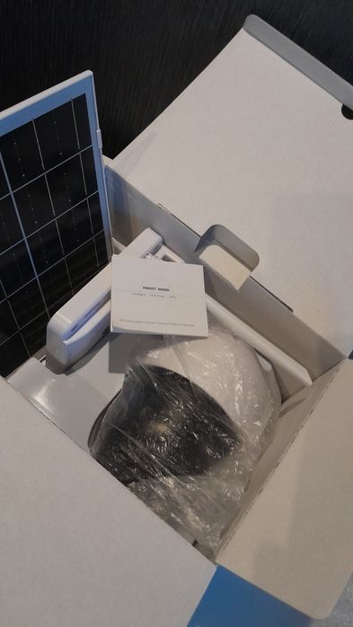 Smart solar CAM 4G sim SD audio LED obrotowa