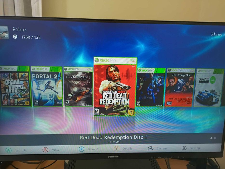 Estação de Jogo Xbox 360 Elite Premium - RGH3 | SSD 500GB + Volante Oficial + Kit Completo