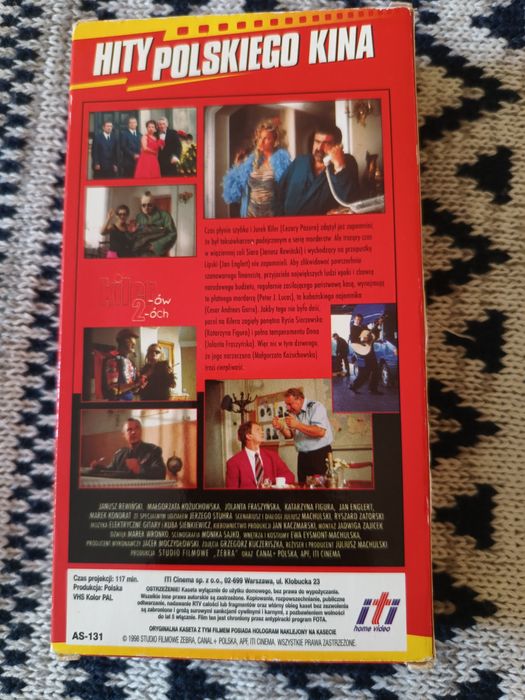 Kiler-ów 2-óch film na kasecie vhs