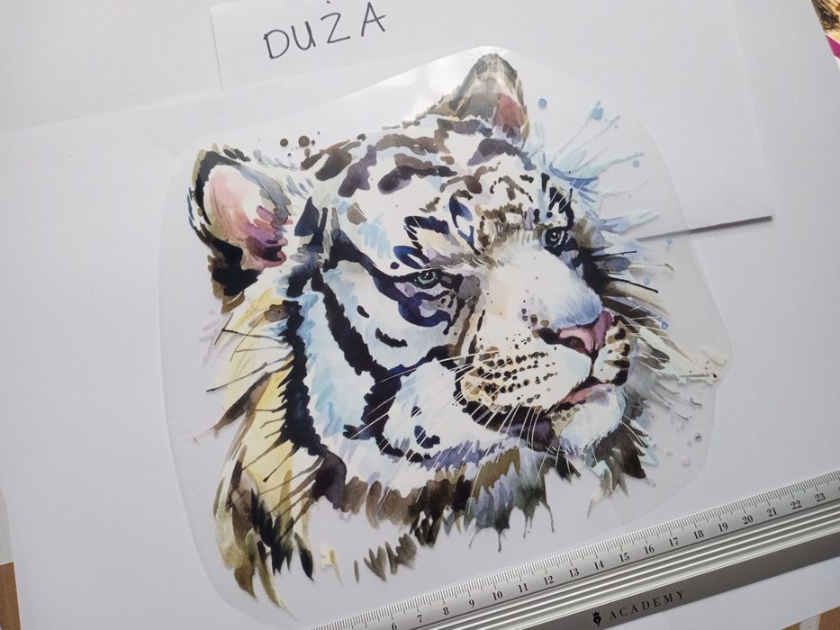 Prasowanka aplikacja na ubrania pantera leopard tygrys