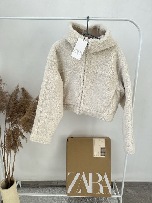 Трендова оверсайз шубка тедді куртка Zara s