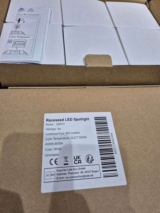 LED Точкові світильники врізні