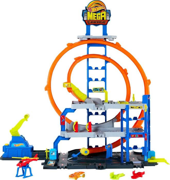 Hot Wheels City Гараж з мега петлею хот вілс JBM74