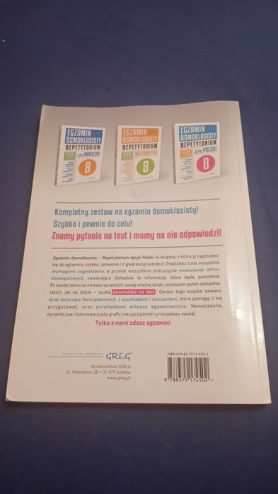 Zestaw repytorium do e8
