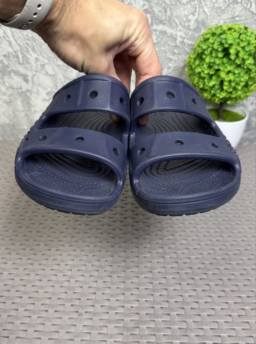 Crocs кроксы шлепанцы тапочки M5 W7 37-38 размер синие