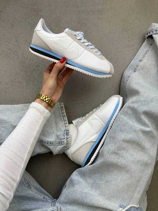 Кросівки Nike Cortez Textile Summit White Blue premium