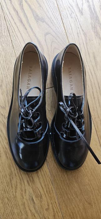 Ruby polbuty bordowy polysk