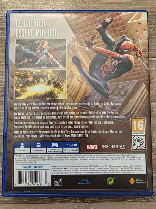 Gra Spider-man PS4/PS5