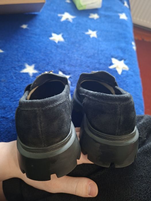 Лофери пінко шкіряні замшею жіночі