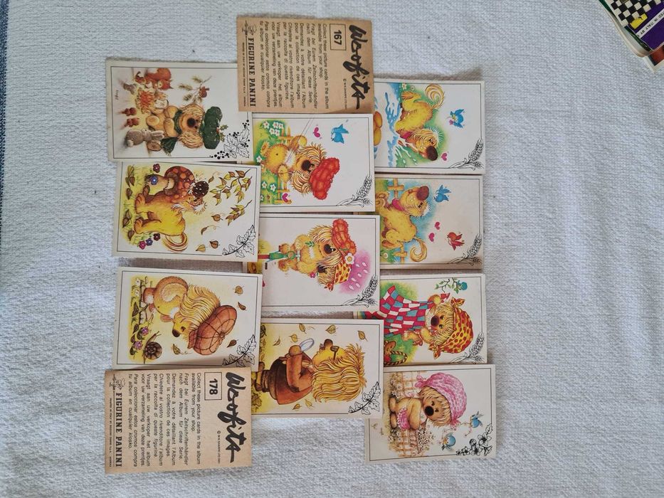 cromos panini WOOFITS 1981
