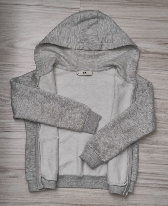 Dresy ocieplanie dla dziewczynki 122/128, bluza+2 pary spodni, c&a,
