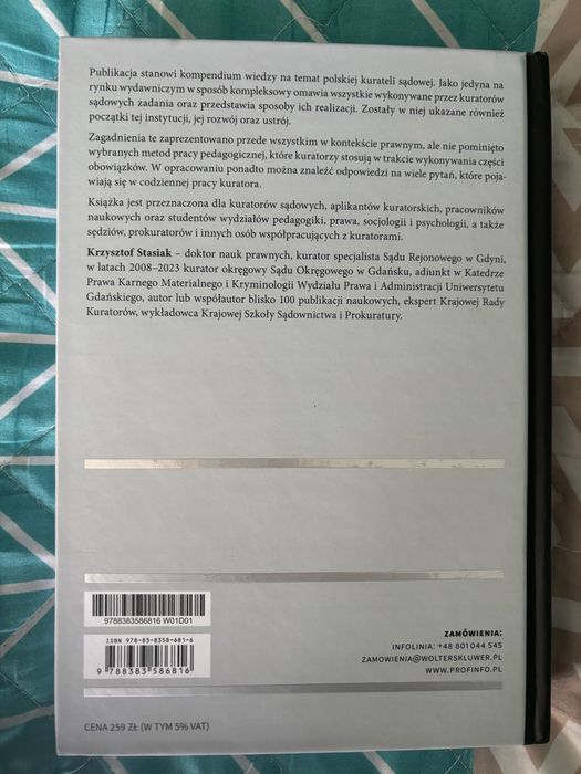 Książka Krzysztof Stasiak Metodyka pracy kuratora sądowego