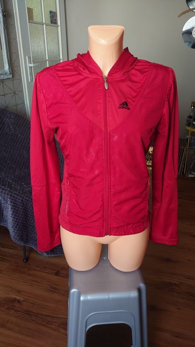 Adidas Climacool bluza damska sport z kapturem zamek bieganie trening