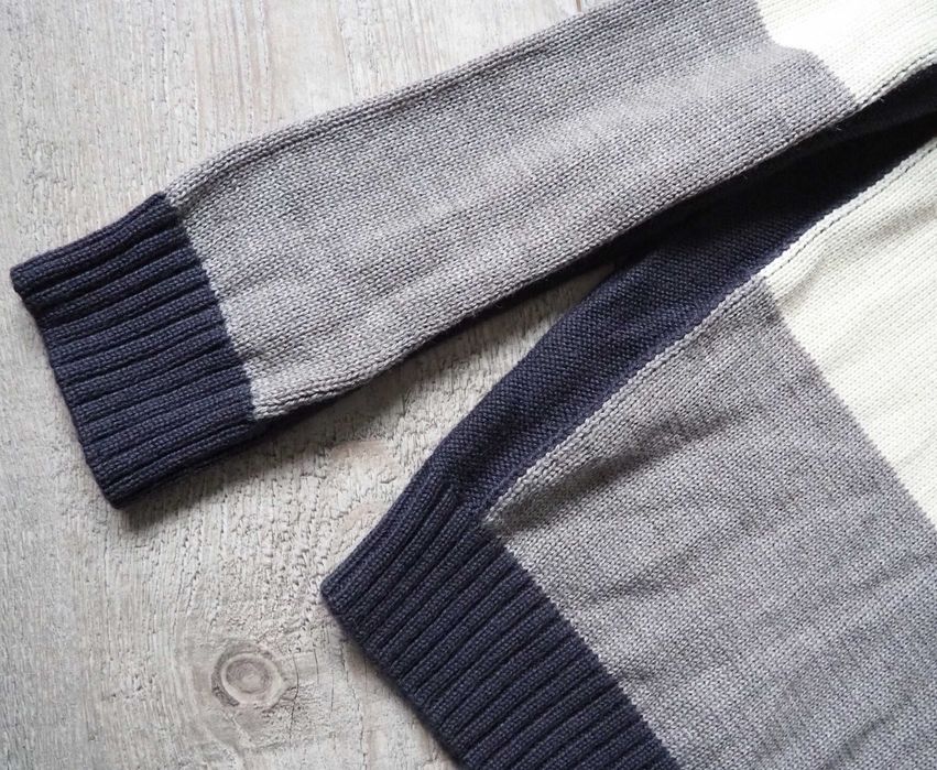 KARI TRAA_wełniany sweter_trekkingowy_szary_XL