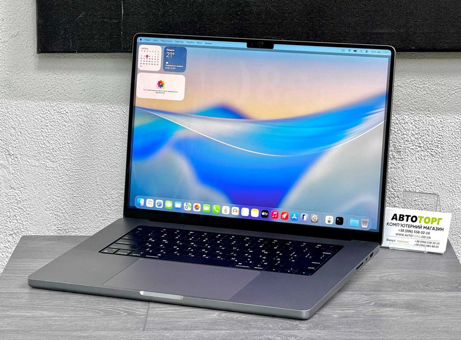 НОВИНКА!!! MACBOOK PRO 16 A2485 / Apple M1 / 16/512Gb / Чудовий стан