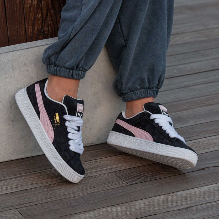 Кросівки Puma Suede XL Black/Pink premium