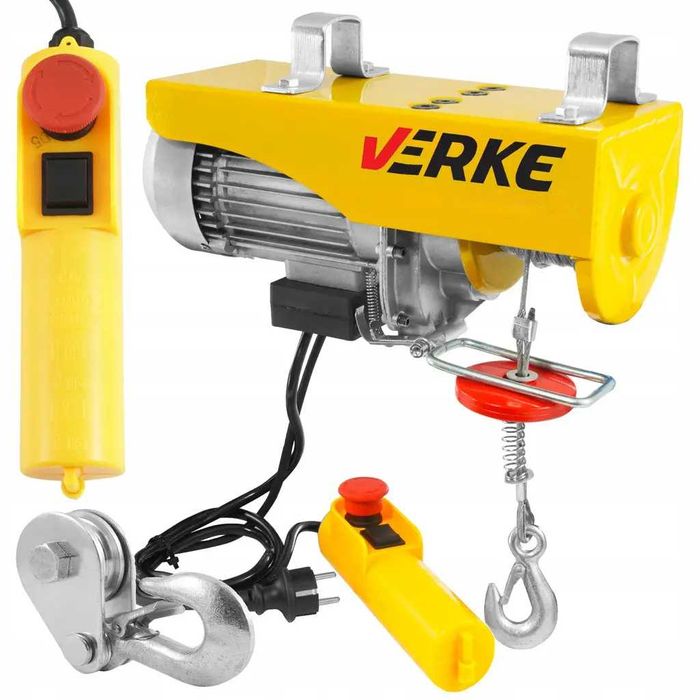 Тельфер електричний лебідка Verke 300/600 кг лебедка электрическая