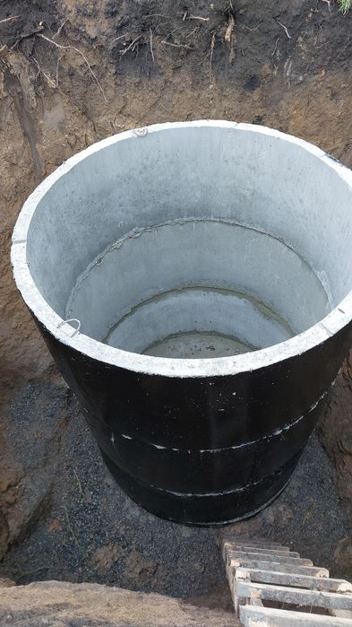 Кольца бетонные, септик , яма , канализация . Колодец.