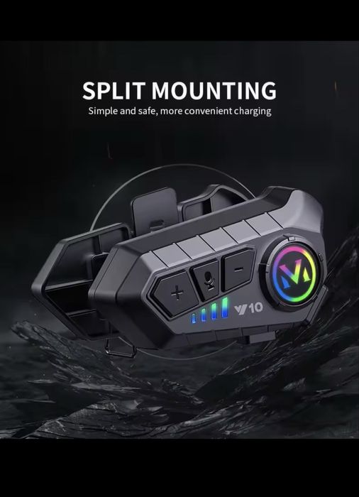 Intercomunicador Bluetooth para capacete