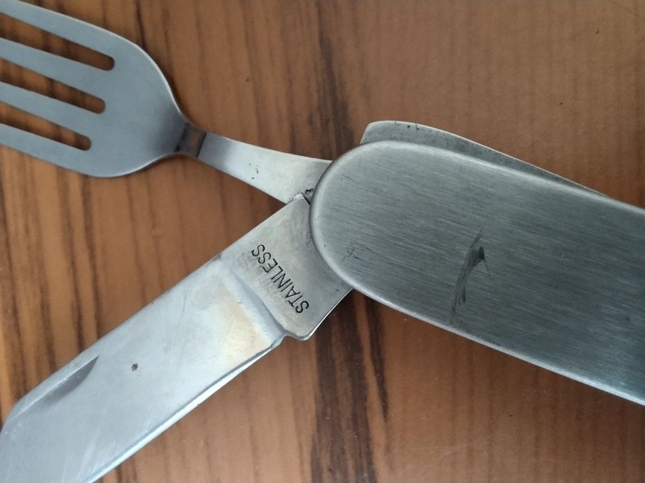 Туристический набор - ложка, вилка, штопор... СССР. Отличное состояние