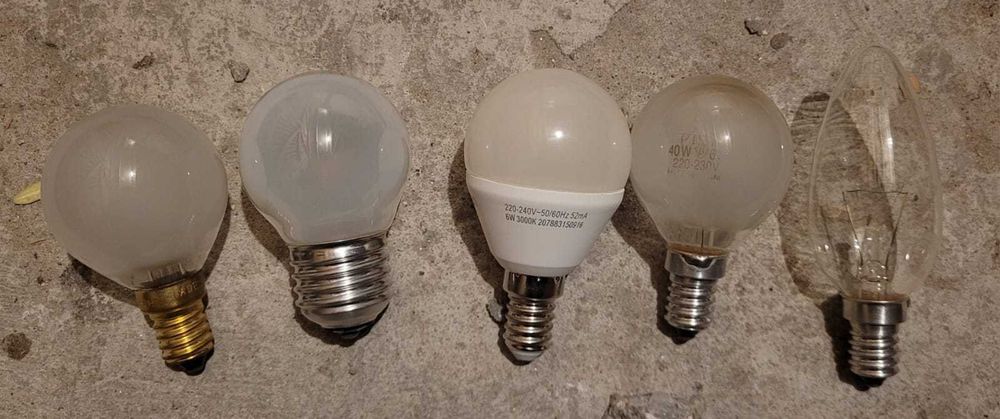 NOWE i używane Żarówka LED świetlówka trzonek E14 i E27 wiele sztuk